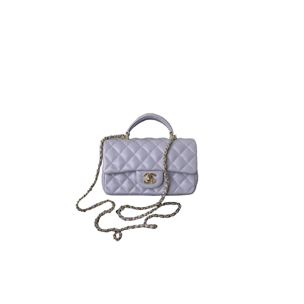 Chanel Mini Classic Handbag With Top Handle - Replica Luxury Bags™