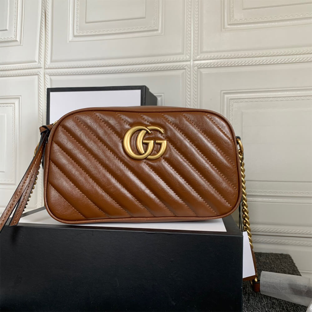 Gucci GG Marmont Small Matelasse Shoulder Bag - Replica Luxury Bags™
