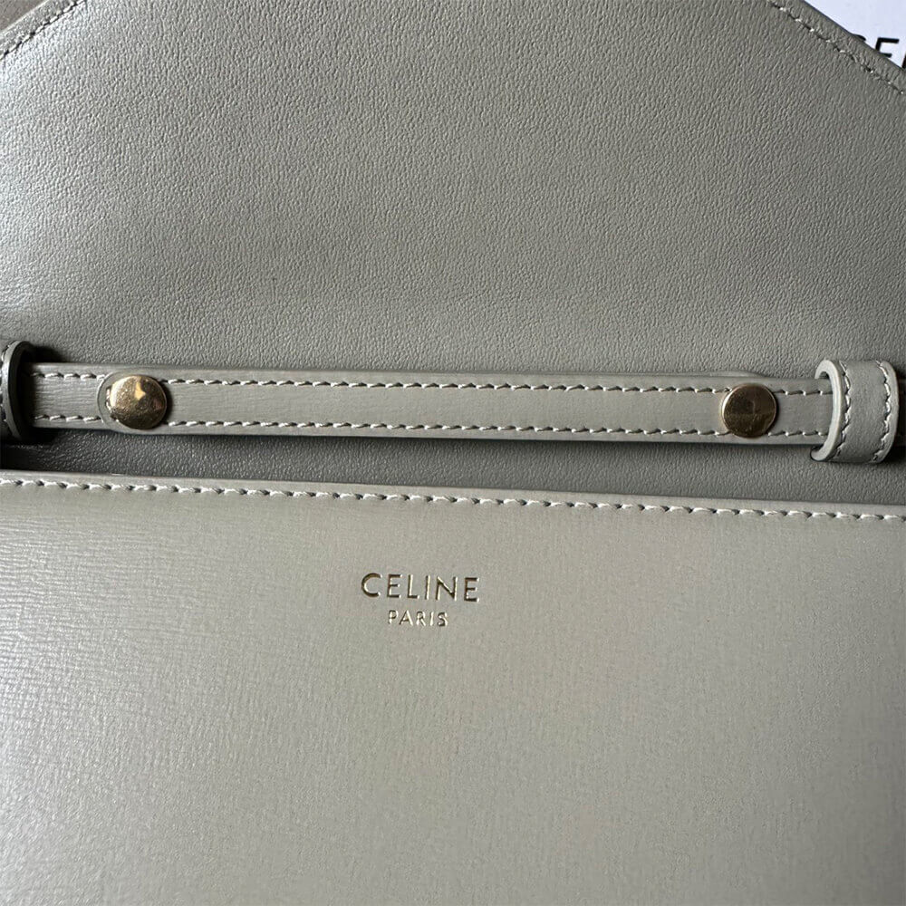 Celine Wallet On Chain Margo in Shiny calfskin Bag - Replica Luxury Bags™