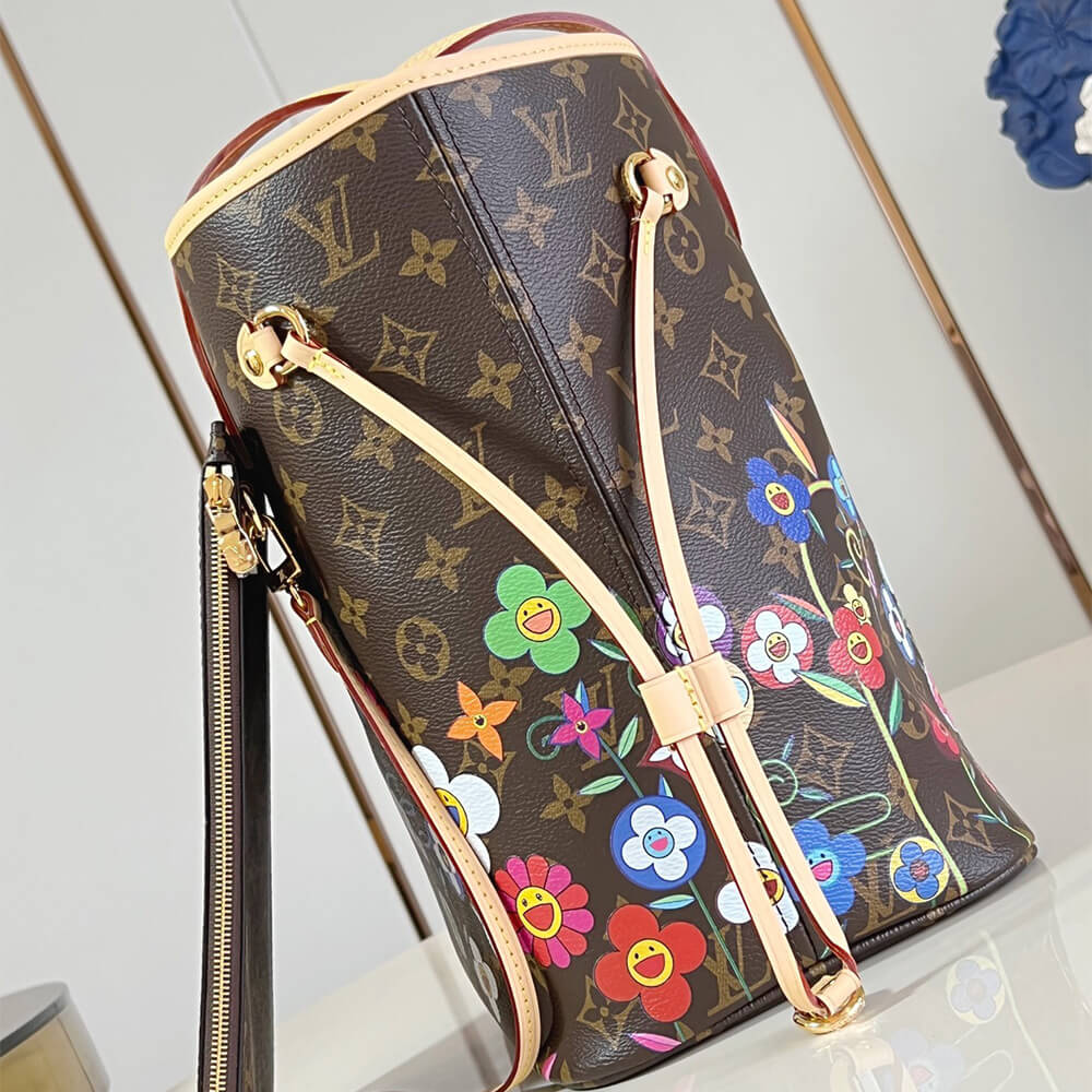 LV x TM Neverfull MM Bag - Replica Luxury Bags™