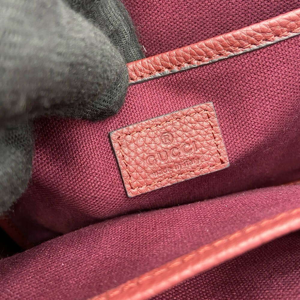 GUCCI SMALL TOTE BAG WITH HOOK CLOSURE - Replica Luxury Bags™