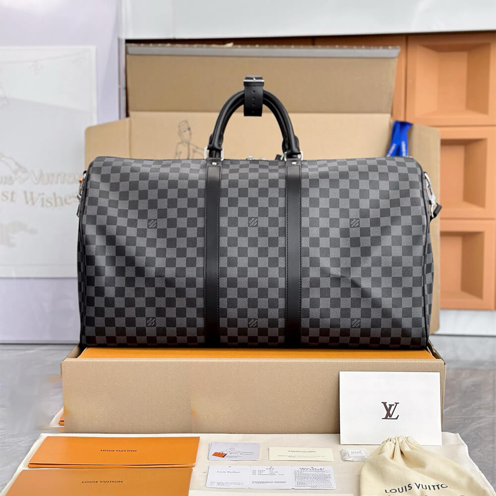 LV Keepall Bandouliere 55 Bag - Replica Luxury Bags™