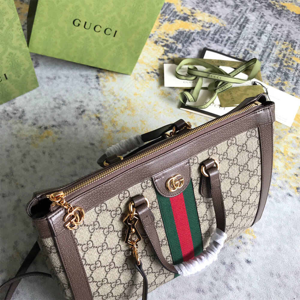Gucci OPHIDIA GG MEDIUM TOTE BAG - Replica Luxury Bags™