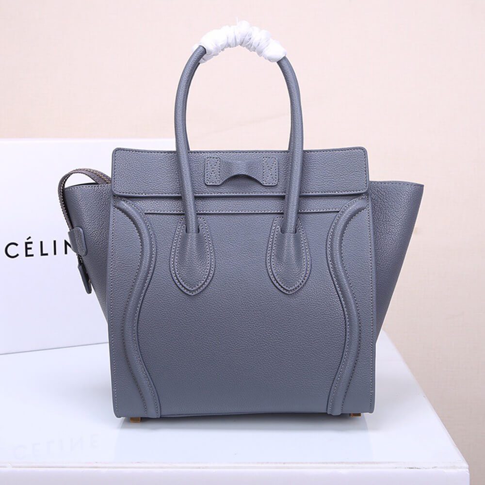 Celine Micro Luggage Handbag in Calfskin - Replica Luxury Bags™