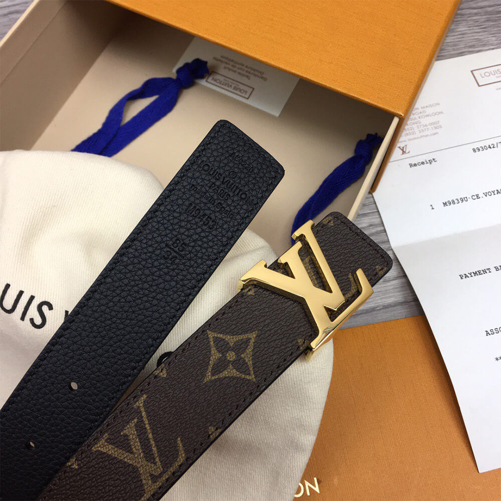 LV Initiales 30mm Reversible Belt - Replica Luxury Bags™