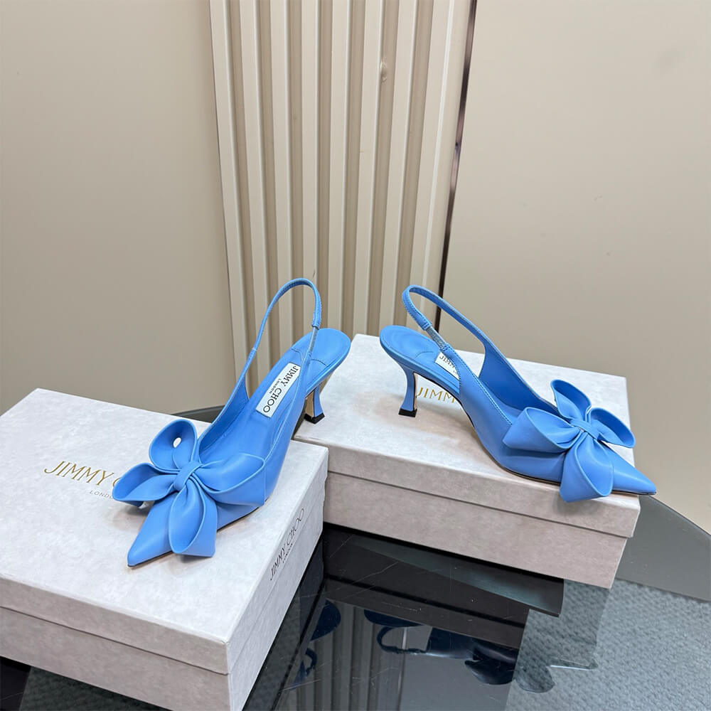 JIMMY CHOO Staz Sling Back 70 Shoes - Replica Luxury Bags™