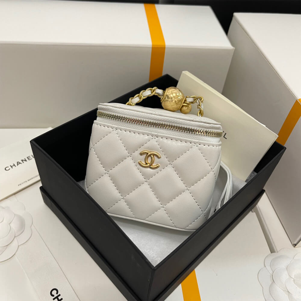 Chanel Small Vanity Bag with Chain - Replica Luxury Bags™