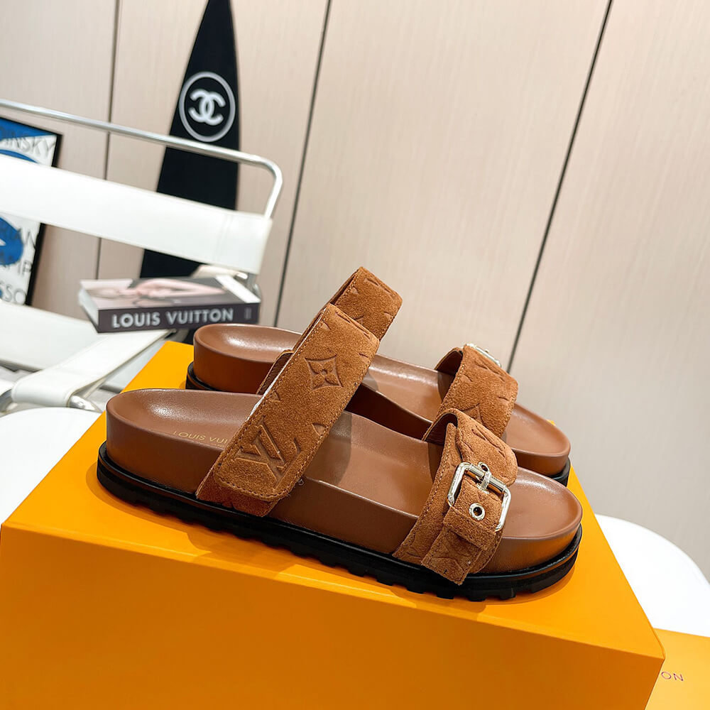 LV Bom Dia Flat Comfort Mule Shoes - Replica Luxury Bags™