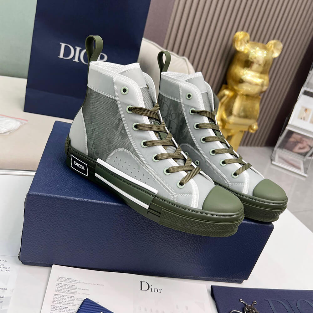DIOR B23 High-Top Sneakers Dior Oblique Shoes - Replica Luxury Bags™