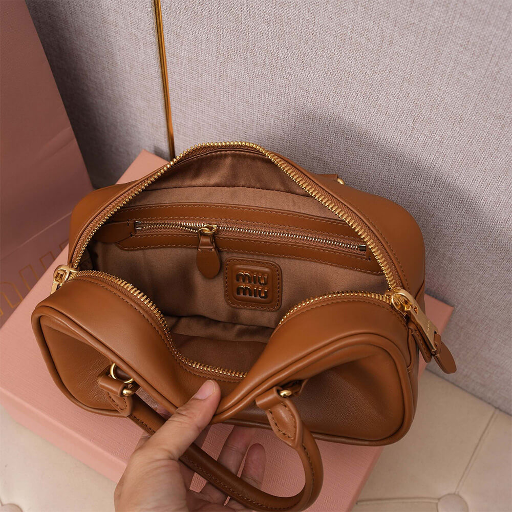 Miumiu Medium Arcadie Leather Bag - Replica Luxury Bags™