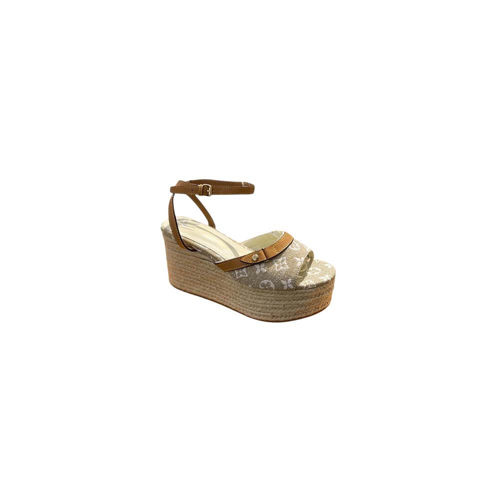 LV Helios Wedge Sandal Shoes - Replica Luxury Bags™