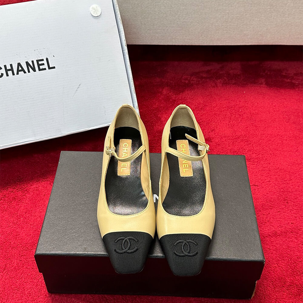 Chanel Mary Janes Heel Shoes - Replica Luxury Bags™