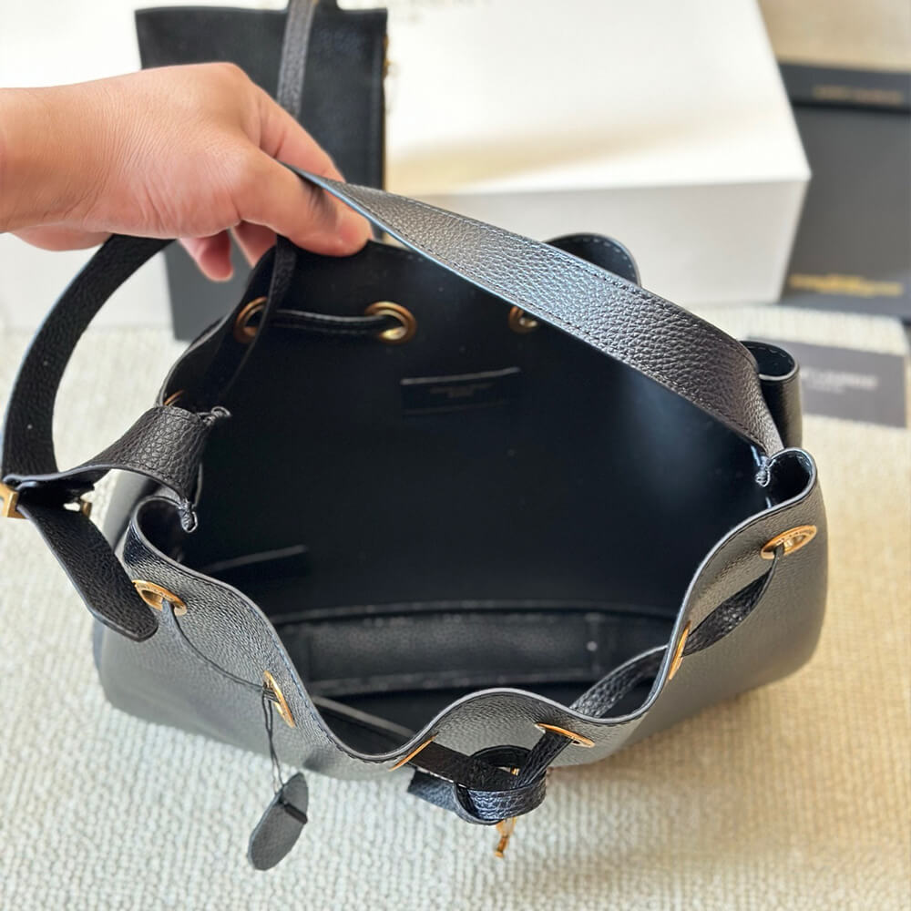 YSL Paris Vii Small Hobo Bag in Grained Leather - Replica Luxury Bags™