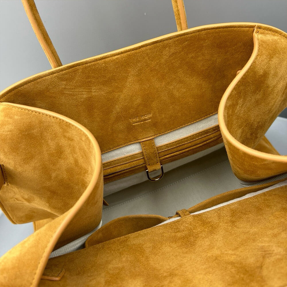 The Row Soft Margaux 15 Sued Bag - Replica Luxury Bags™