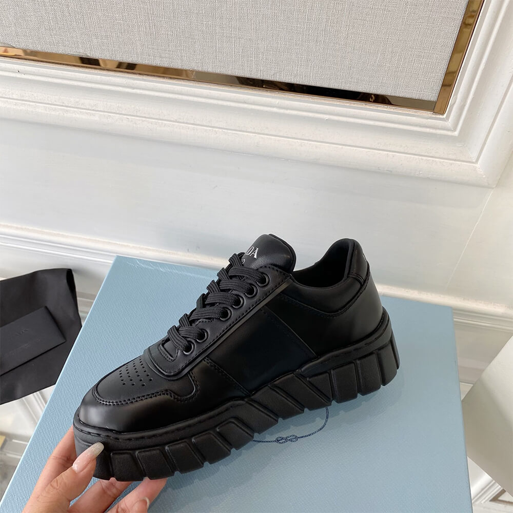 Prada Leather Sneakers Shoes - Replica Luxury Bags™