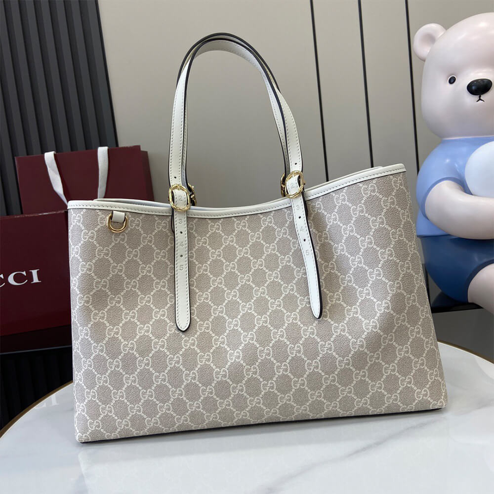 Gucci GG Emblem Large Tote Bag - Replica Luxury Bags™