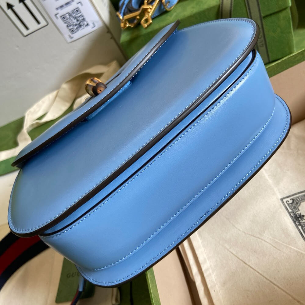 Gucci Bamboo 1947 Jumbo GG Small Top Handle Bag - Replica Luxury Bags™