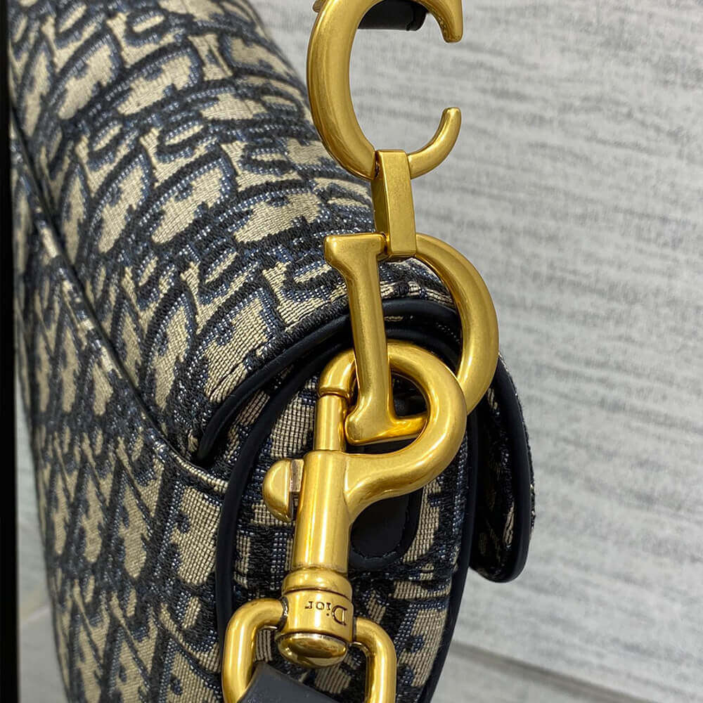 Dior Mini Saddle Bag with Strap - Replica Luxury Bags™