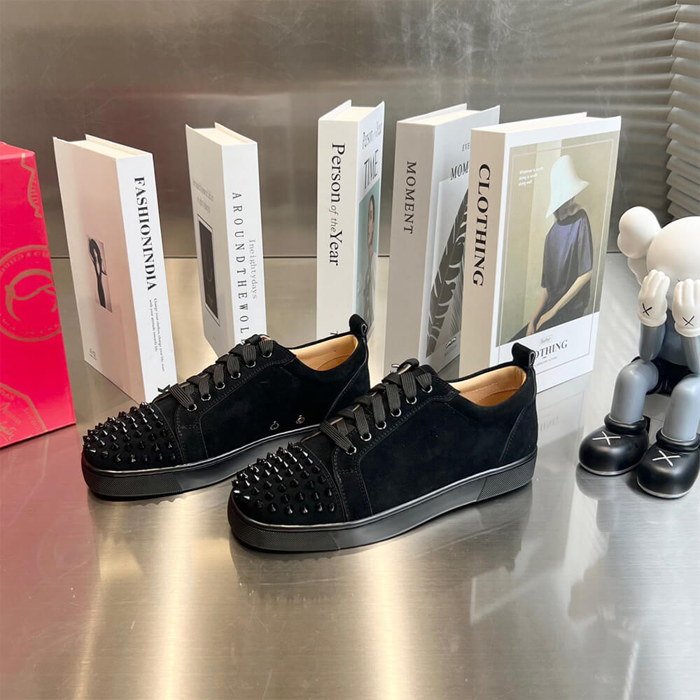 Christian Louboutin Louis Junior Spikes Shoes - Replica Luxury Bags™