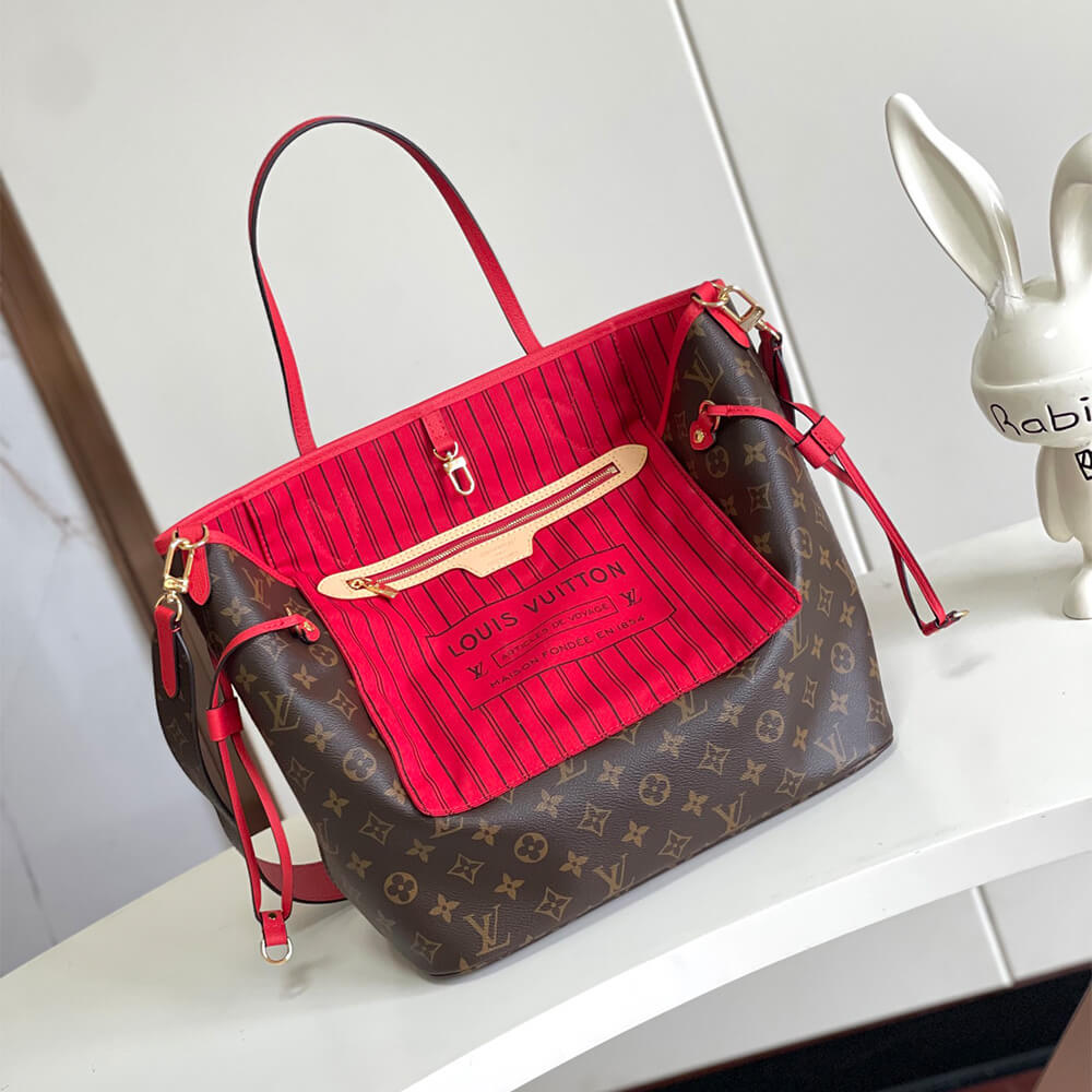 LV Neverfull Bandouliere Inside Out MM Bag - Replica Luxury Bags™
