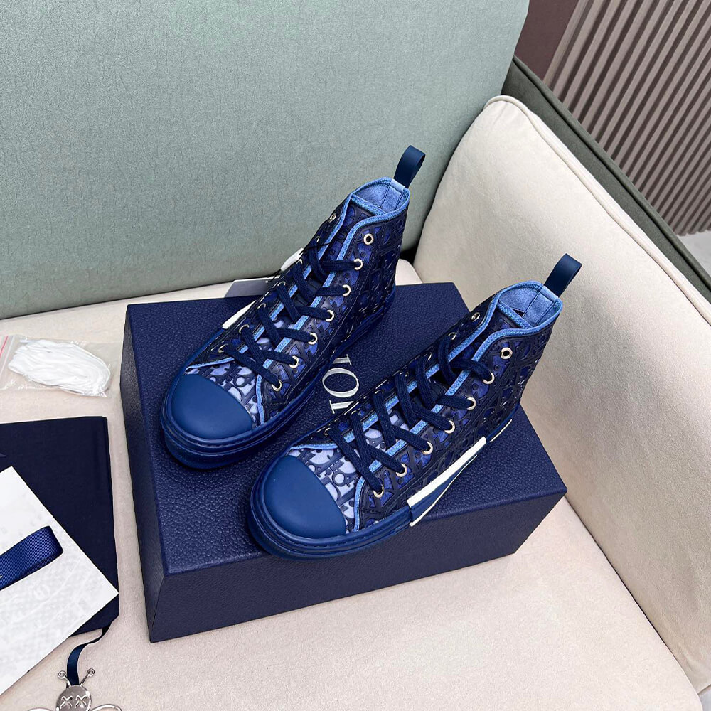 DIOR B23 High-Top Sneakers Dior Oblique Shoes - Replica Luxury Bags™