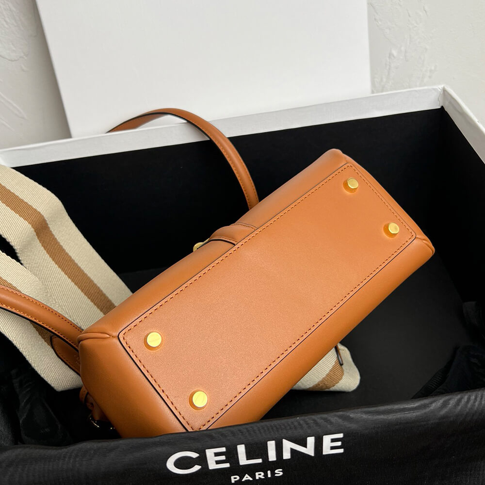 Celine Small 16 Bag In Satinated Calfskin - Replica Luxury Bags™