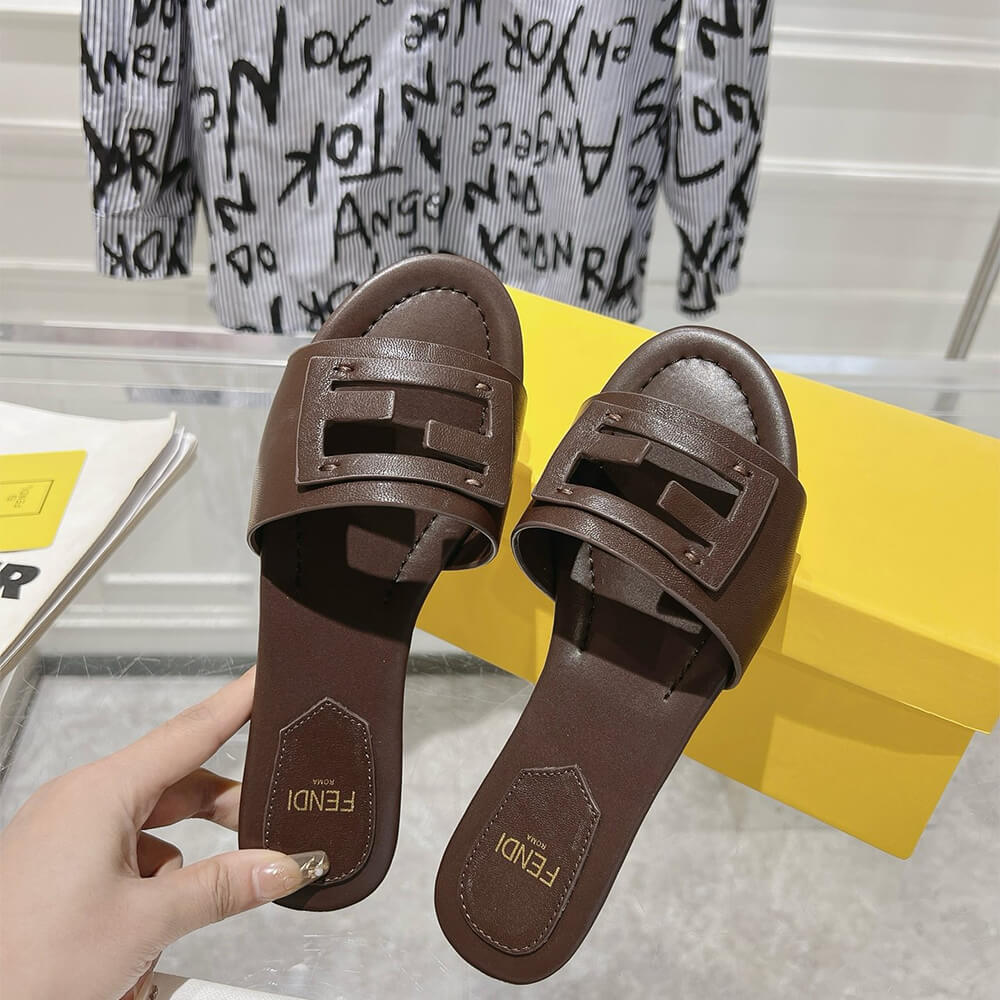 Fendi Baguette Slides Shoes - Replica Luxury Bags™