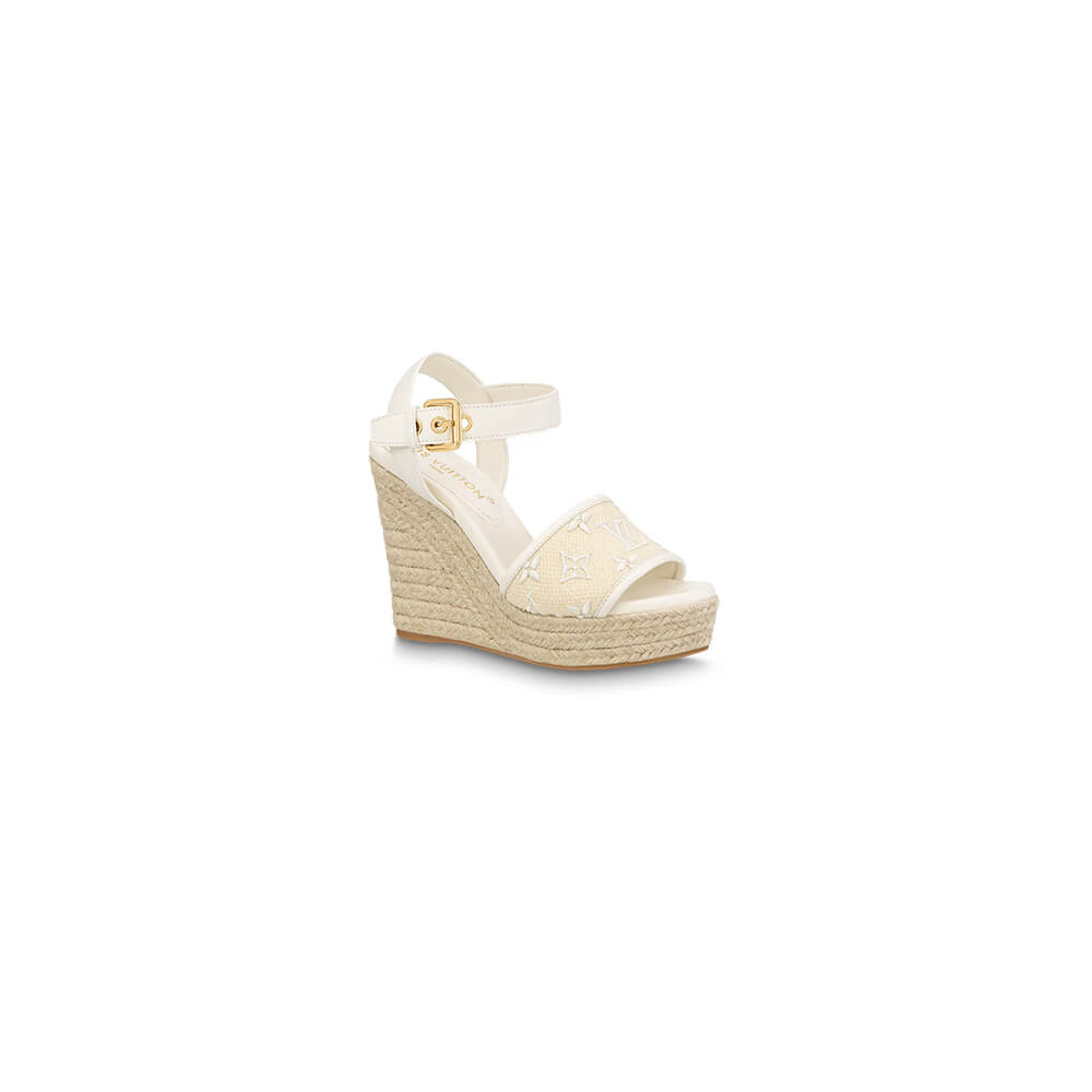 LV Starboard Wedge Sandal Shoes - Replica Luxury Bags™