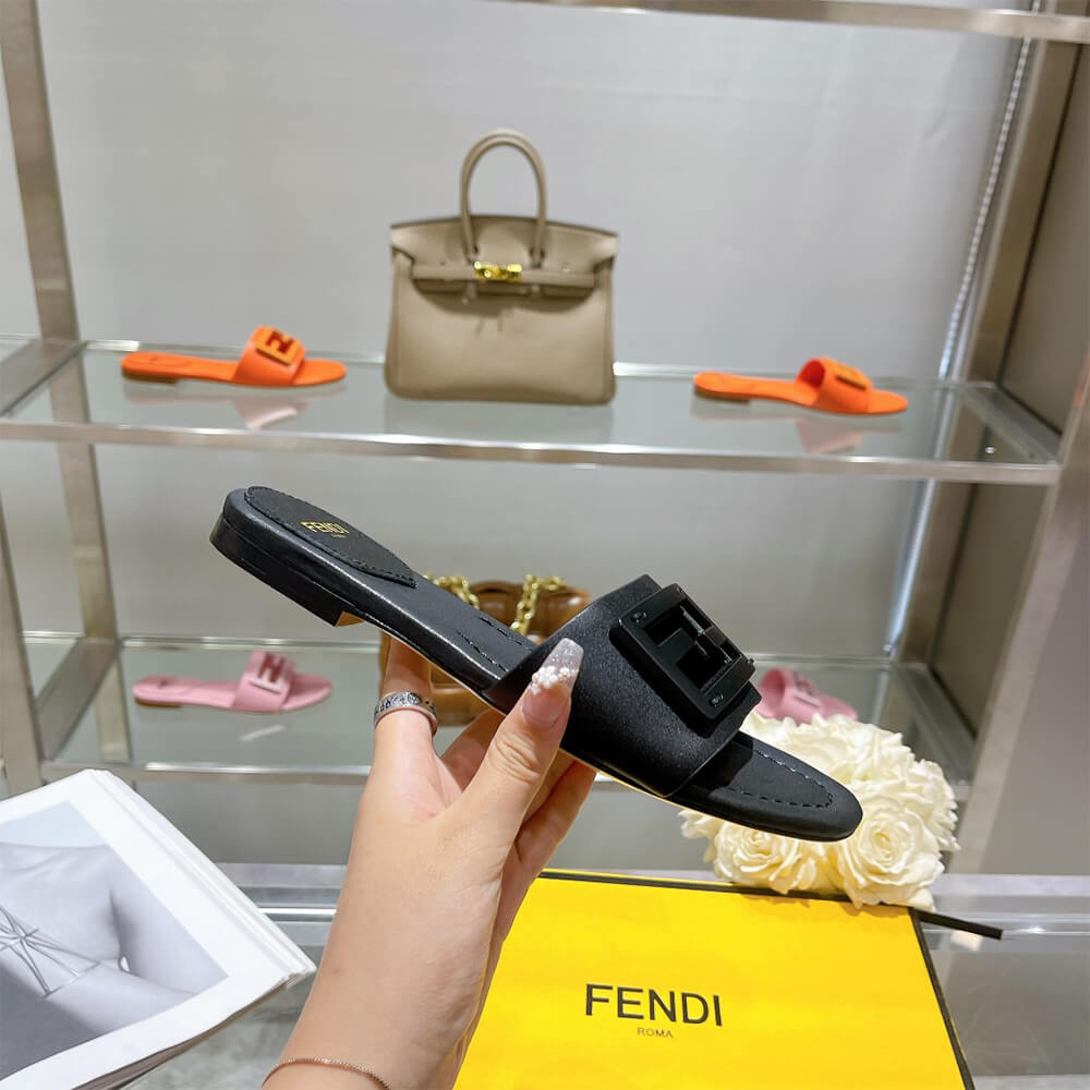 Fendi Baguette Slides Shoes - Replica Luxury Bags™