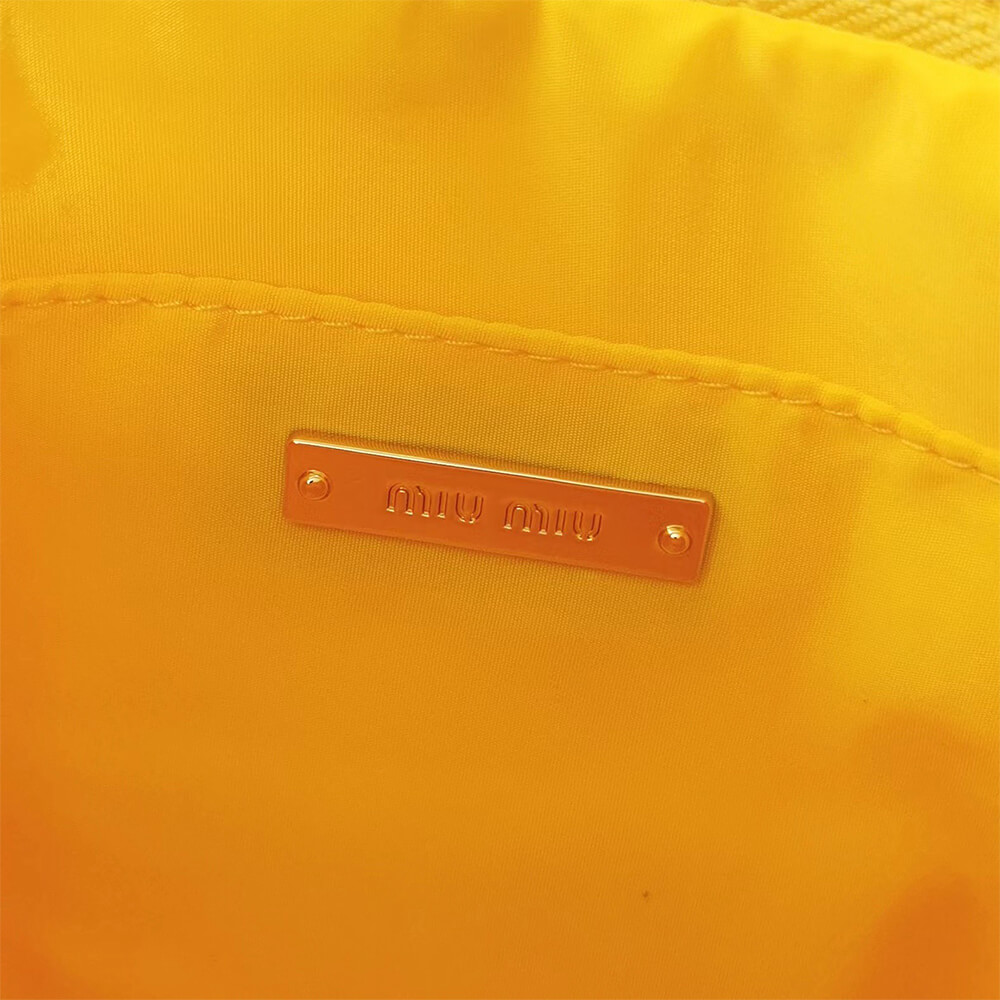 Miumiu Miu Wander Matelasse Regenerated Nylon Hobo Bag - Replica Luxury Bags™