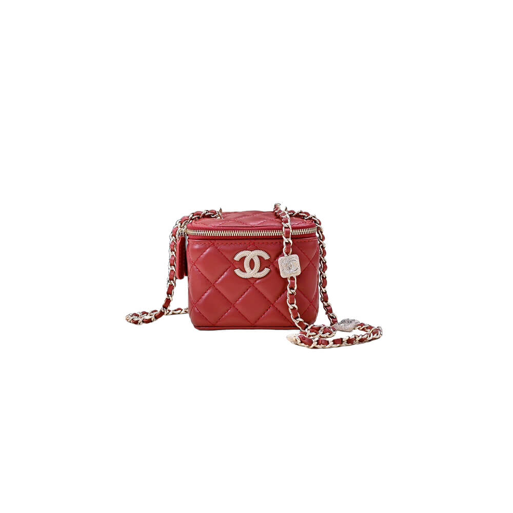 Chanel Small Vanity Bag with Chain - Replica Luxury Bags™