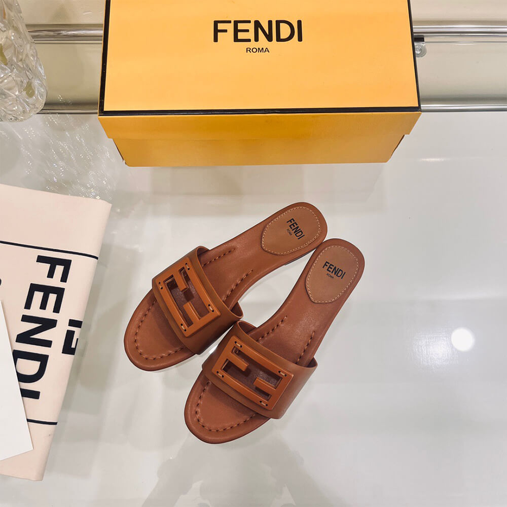 Fendi Baguette Slides Shoes - Replica Luxury Bags™