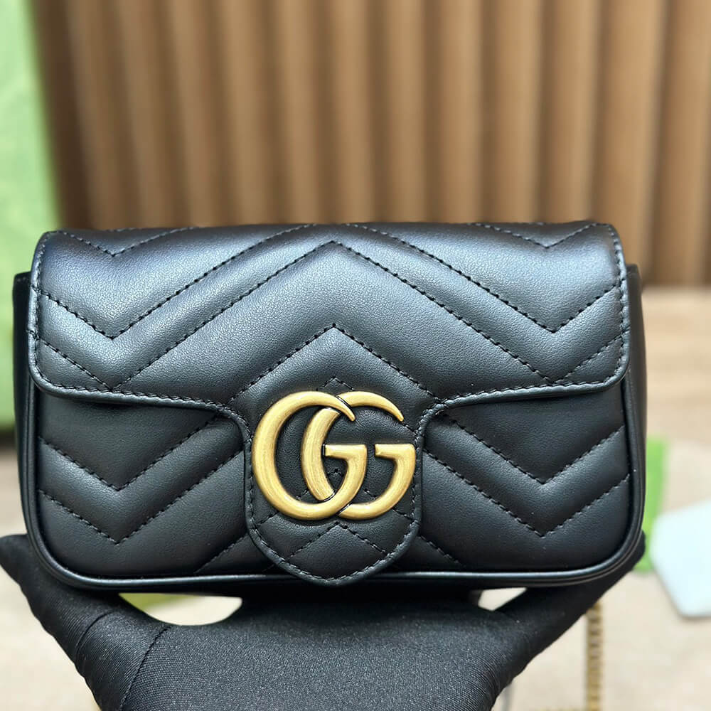Gucci GG Marmont Matelasse Leather Super Mini Bag - Replica Luxury Bags™