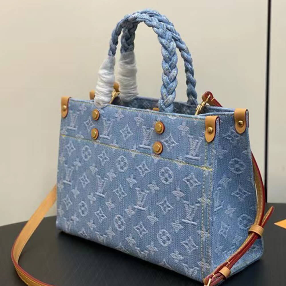 LV Let Go PM Denim Tote Bag - Replica Luxury Bags™