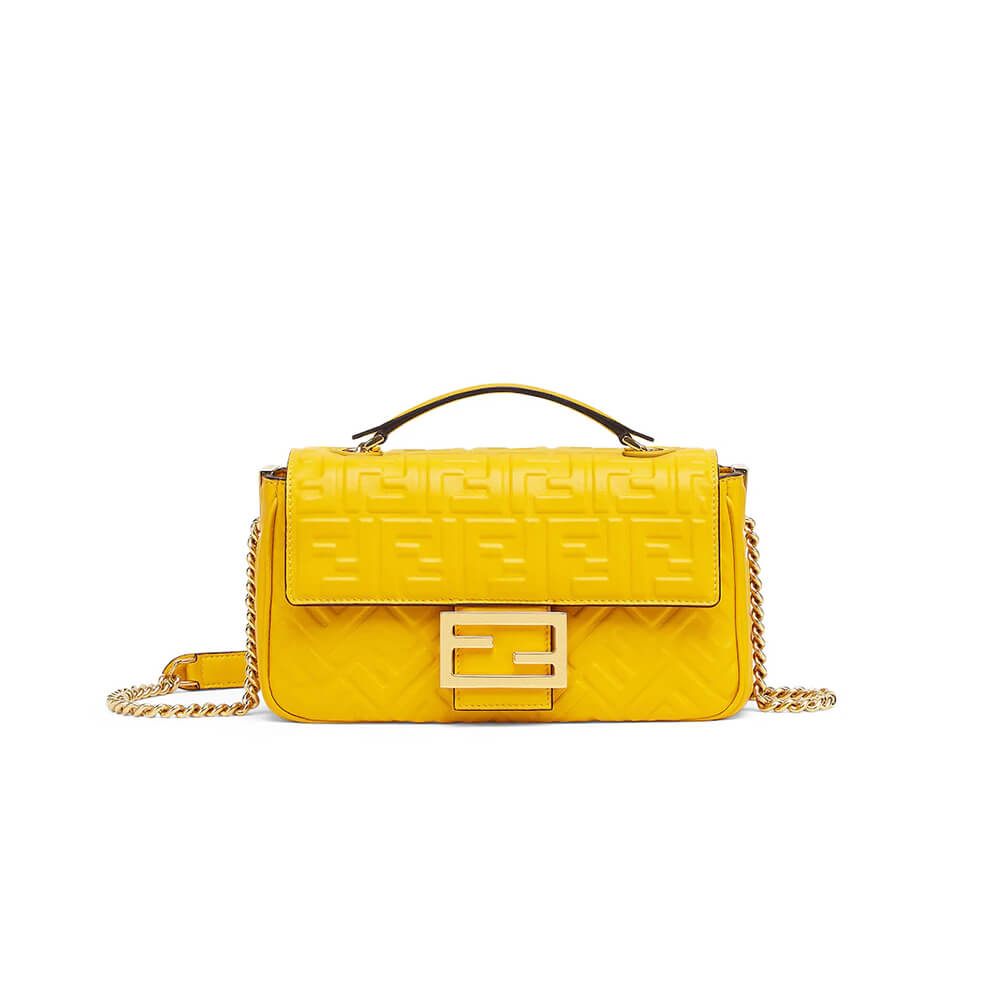 Fendi Baguette Chain Midi Bag - Replica Luxury Bags™