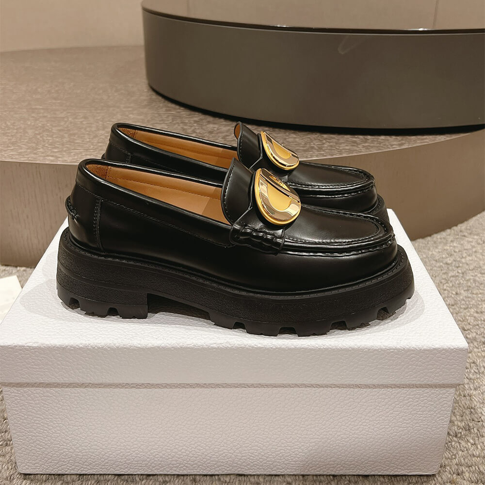 Dior Women Platform Loafer Shoes - Replica Luxury Bags™