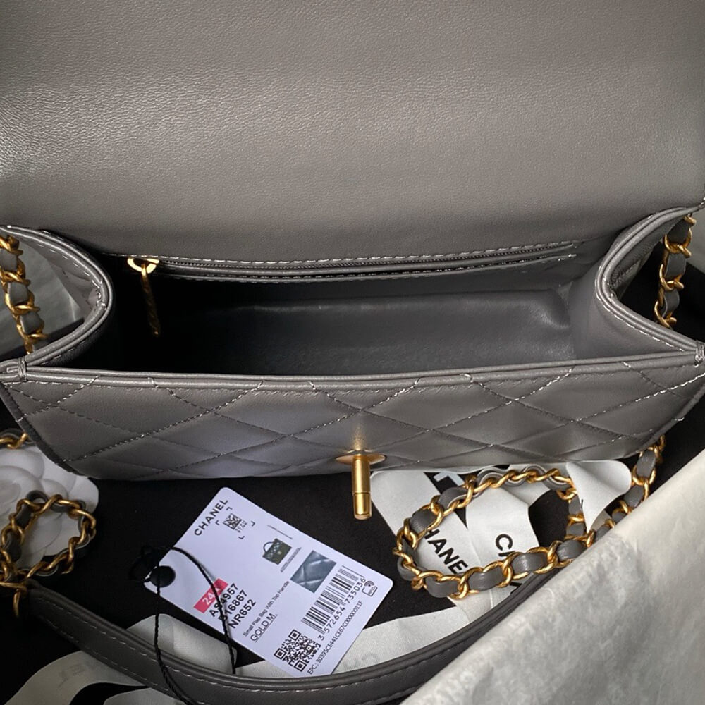 Chanel Small Flap Bag With Top Handle - Replica Luxury Bags™