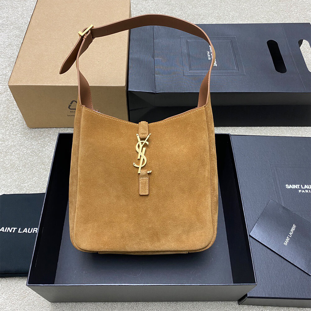 YSL le 5 a 7 Supple Small Suede Bag - Replica Luxury Bags™