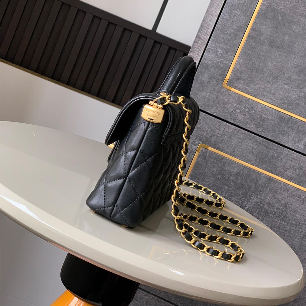 Chanel Small Flap Bag with Top Handle - Replica Luxury Bags™