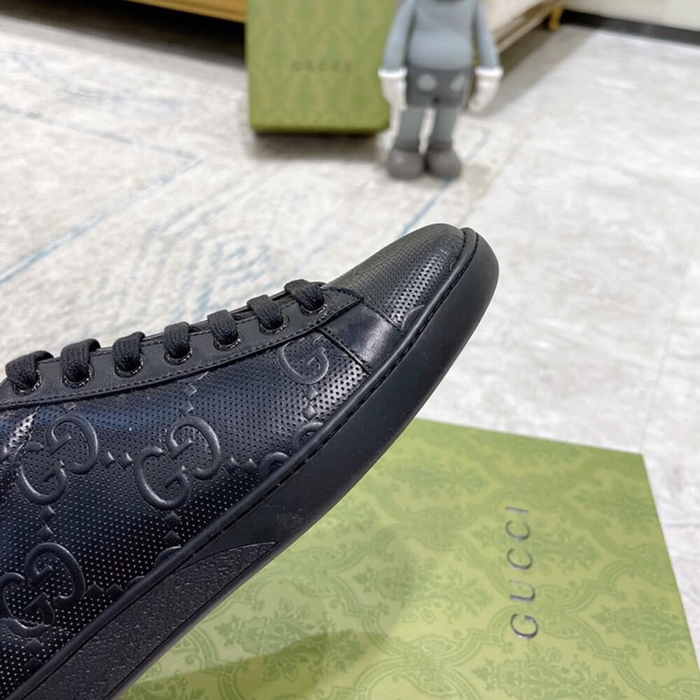 Gucci Men's Ace GG embossed sneaker Shoes - Replica Luxury Bags™