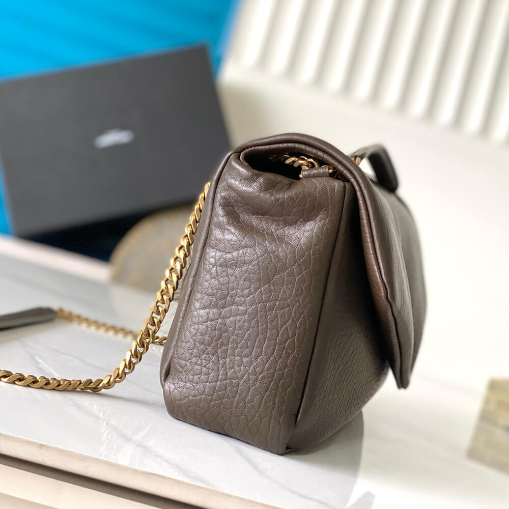 YSL Calypso Large Bag in Grained Lambskin - Replica Luxury Bags™