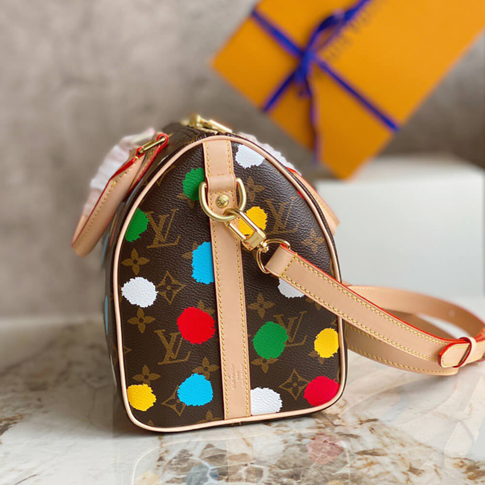 LV x YK Speedy Bandouliere 25 Bag - Replica Luxury Bags™