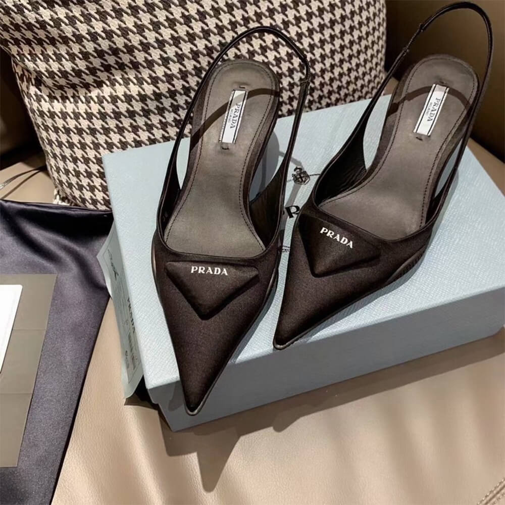 Prada Slingback Pumps Shoes - Replica Luxury Bags™