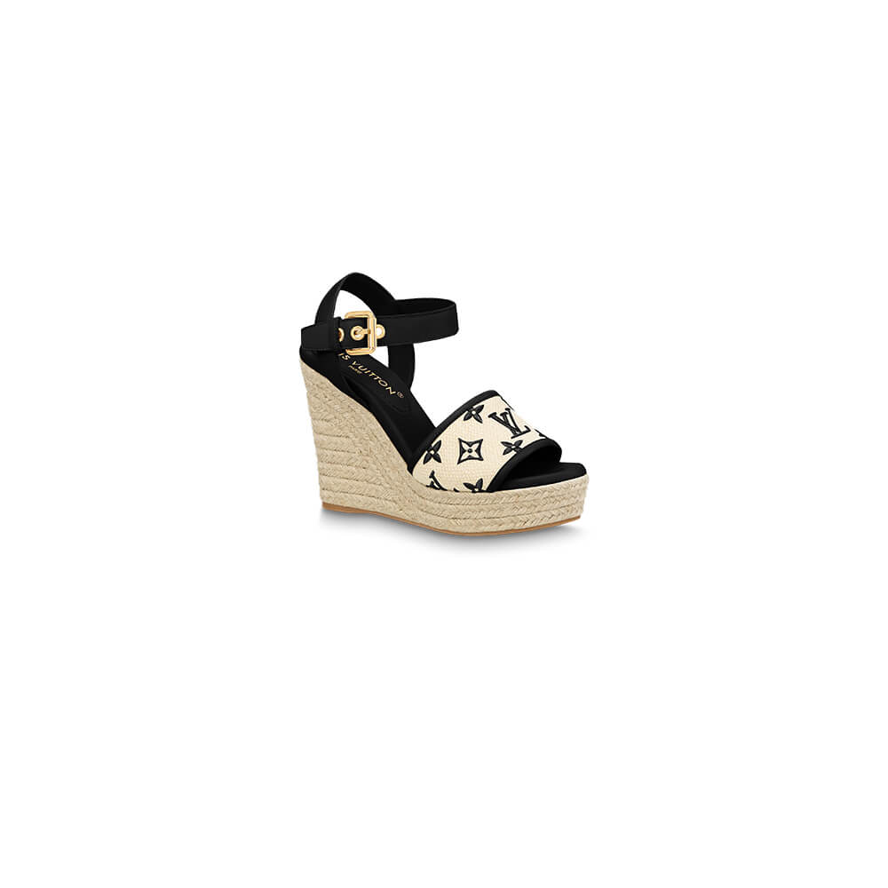 LV Starboard Wedge Sandal Shoes - Replica Luxury Bags™
