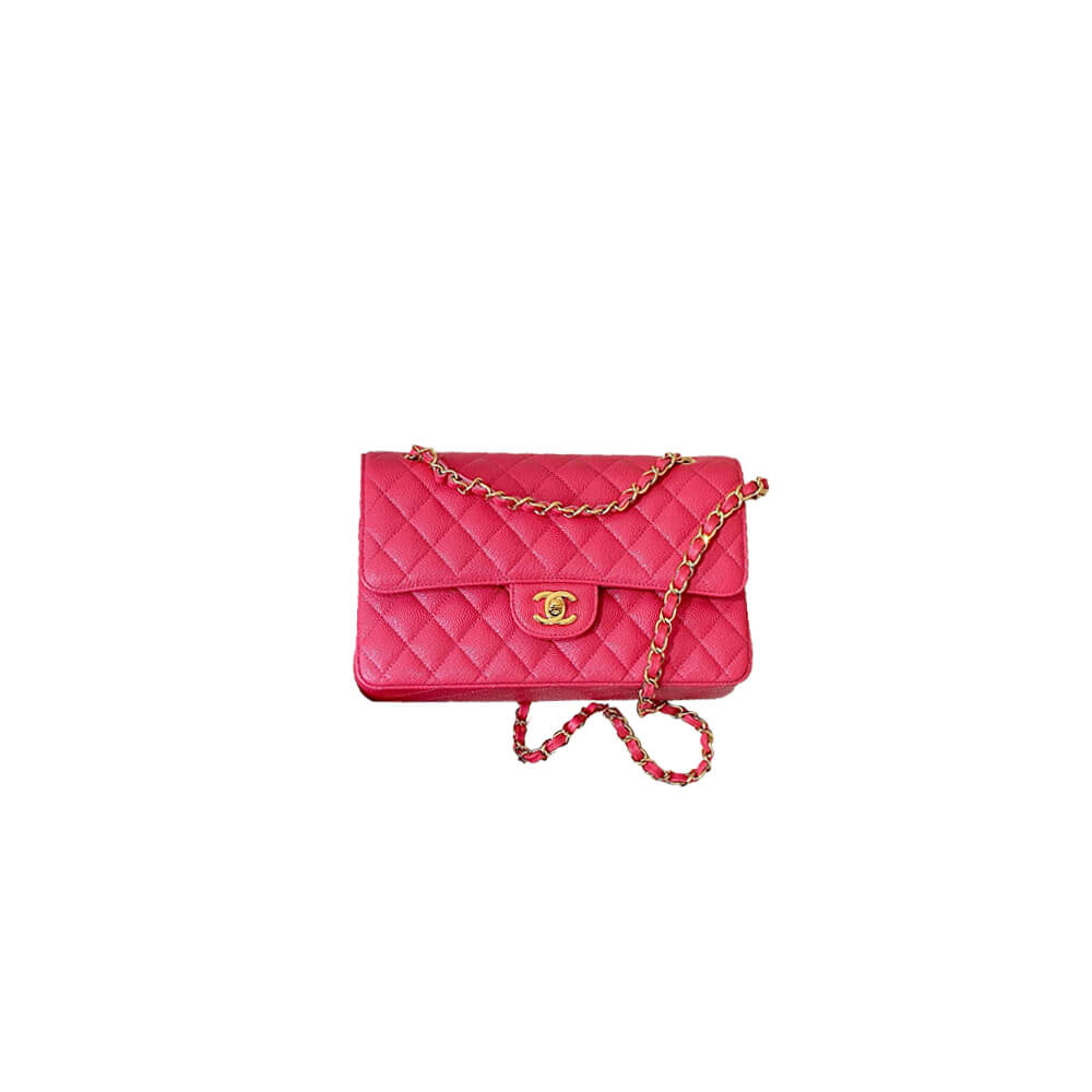 Chanel Classic 11.12 Handbag in Magenta - Replica Luxury Bags™