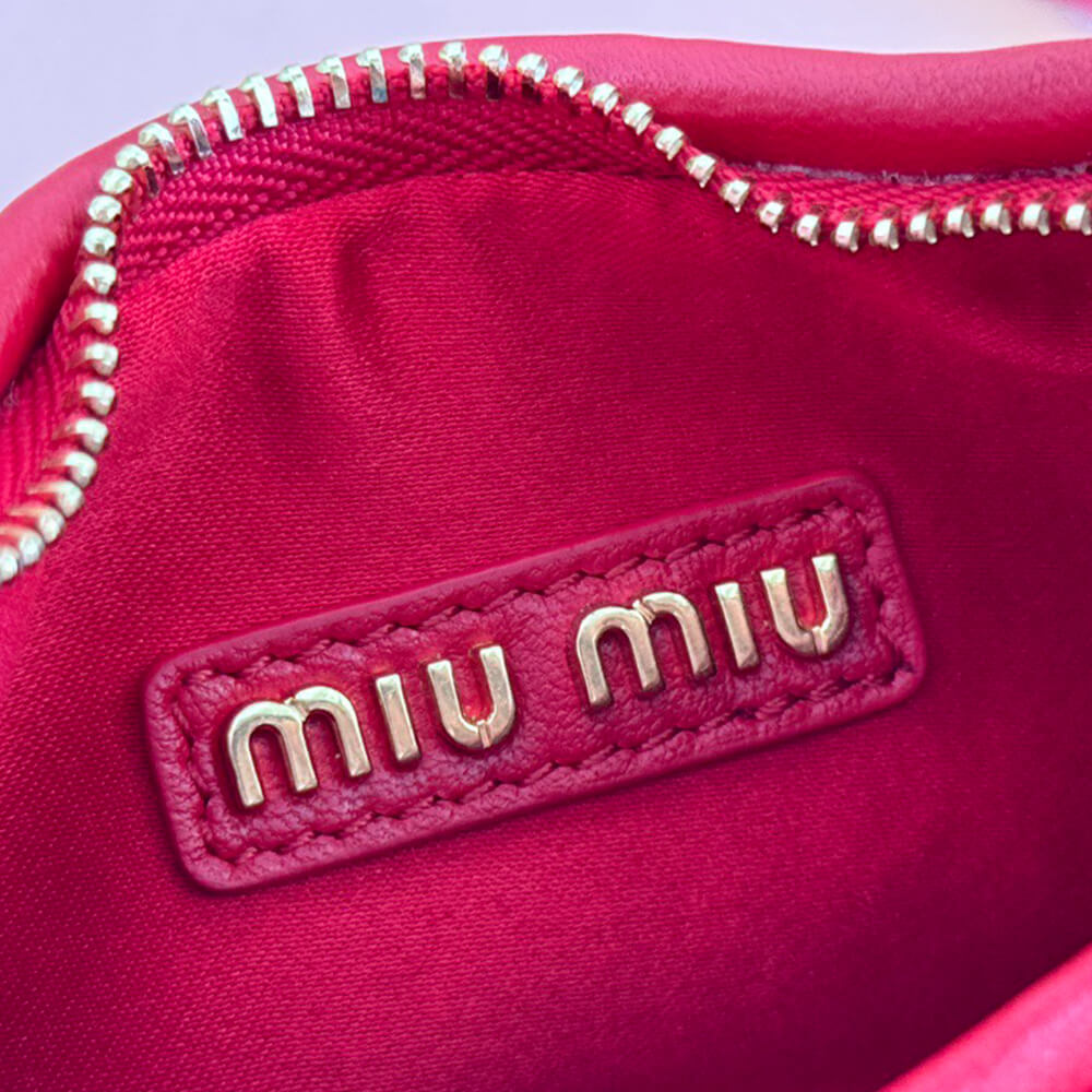 Miumiu Mini Wander Matelasse Nappa Leather Hobo Bag - Replica Luxury Bags™