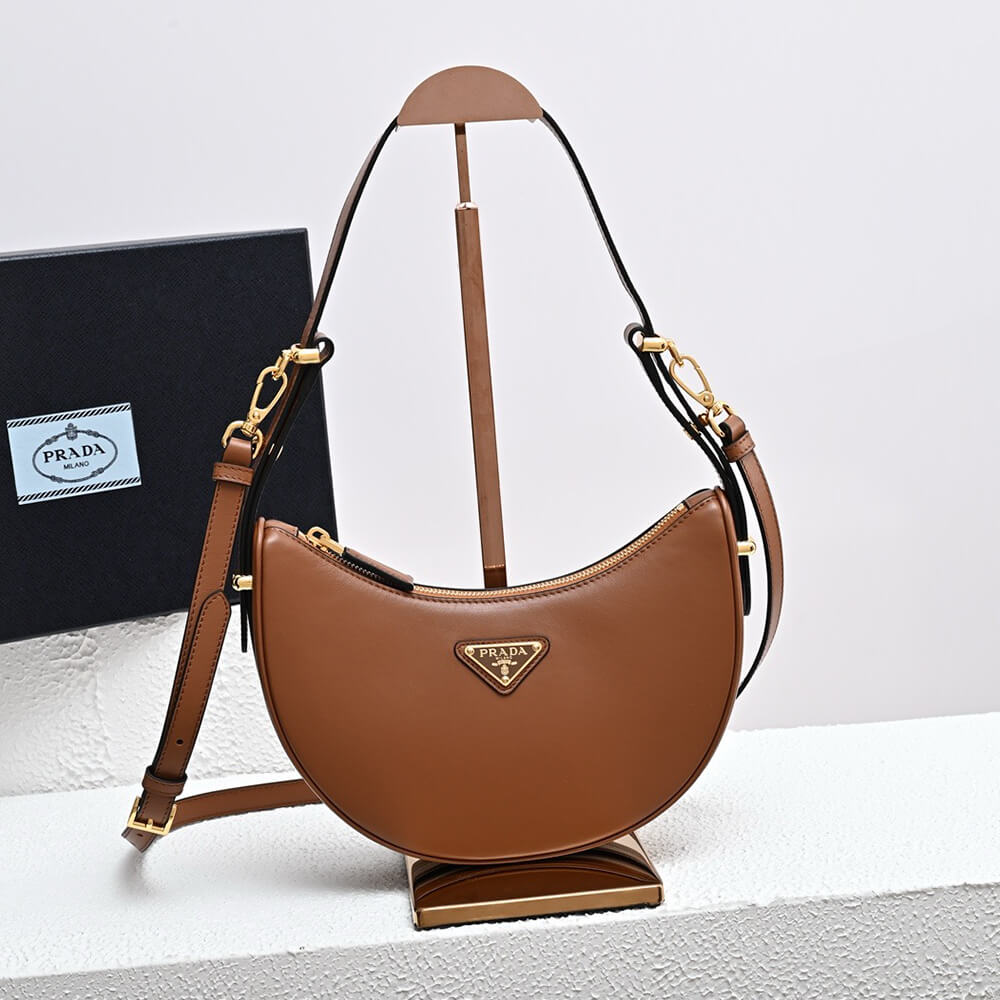 Prada Arque leather shoulder bag - Replica Luxury Bags™