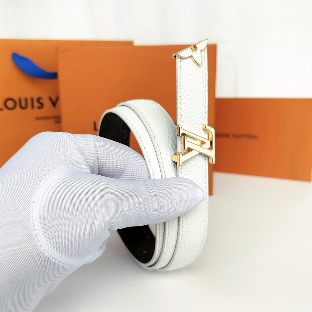 Pretty LV Enamel 20mm Reversible Belt - Replica Luxury Bags™