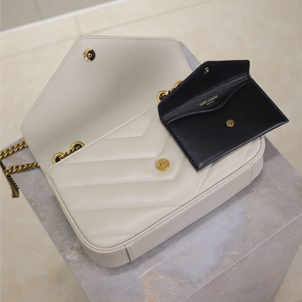 YSL Loulou Small Bag in Matelasse Lambskin - Replica Luxury Bags™