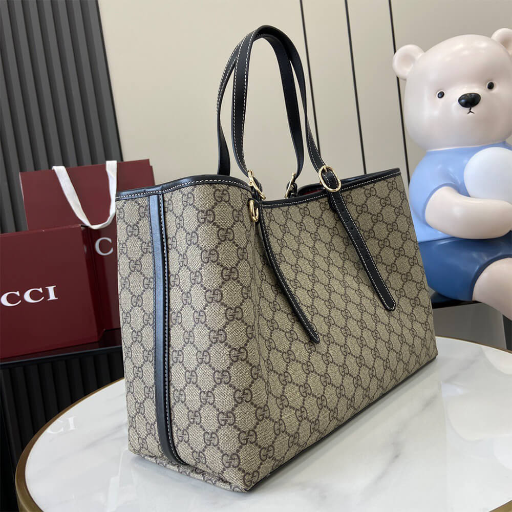 Gucci GG Emblem Large Tote Bag - Replica Luxury Bags™